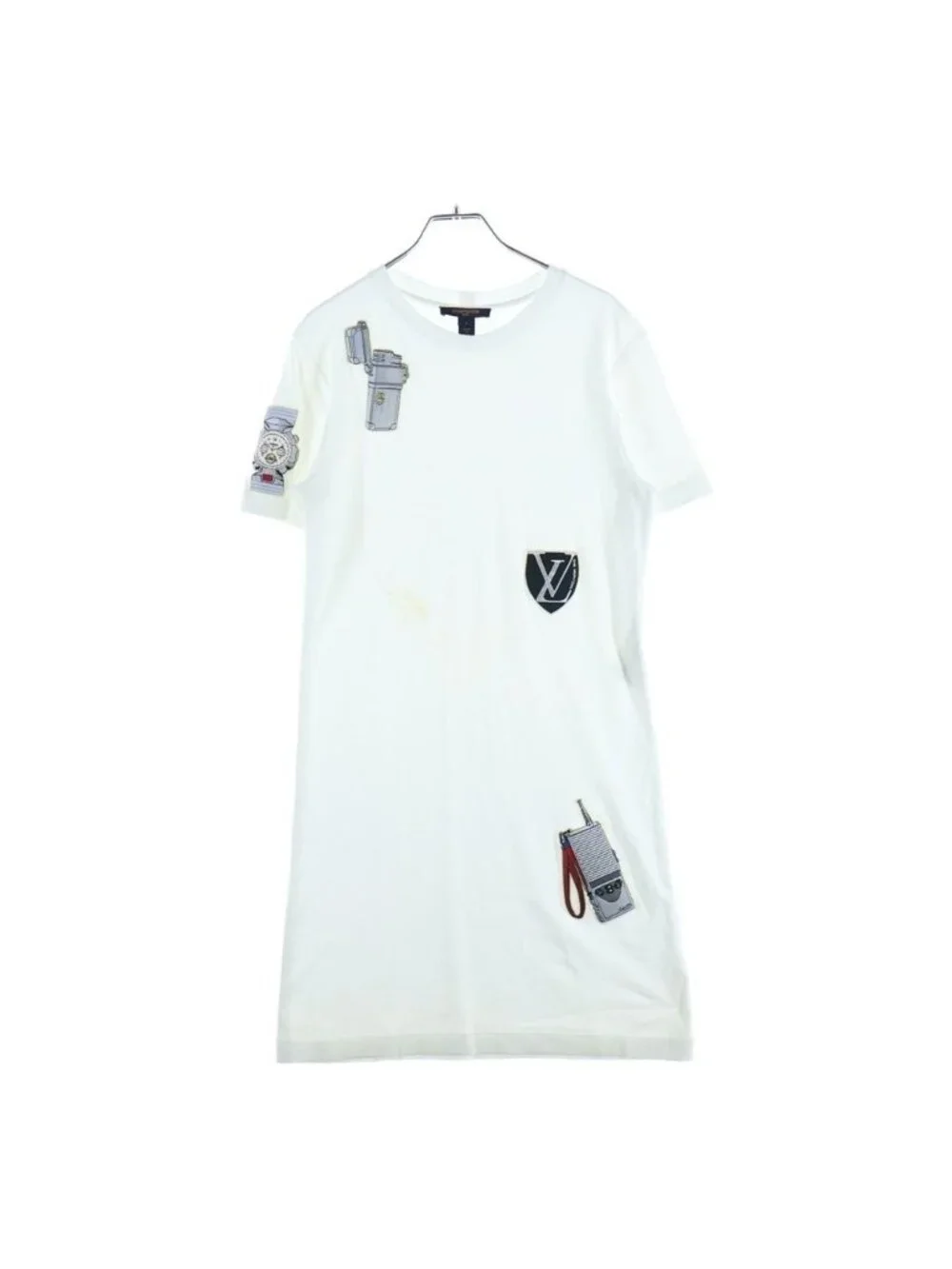 Louis Vuitton Logo Patch Dress